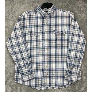 Polo Ralph Lauren Men's Shirt XL Blue Black White Plaid Button‎ Down (OTHER)